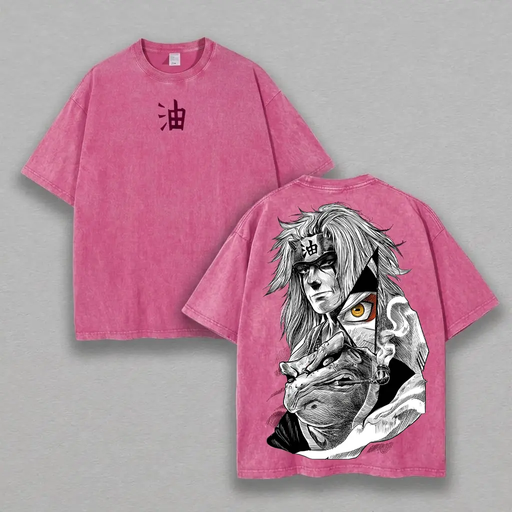 Pink-Acid Wash Tshirt