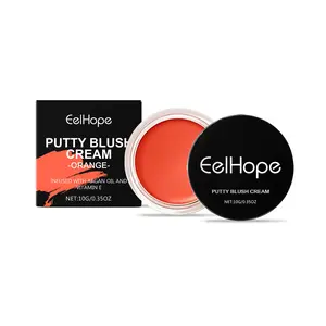 Orange  Mud, Natural Nude Makeup Color Delicate Atmosphere Long-Lasting Monochrome Matte  Cream Blush