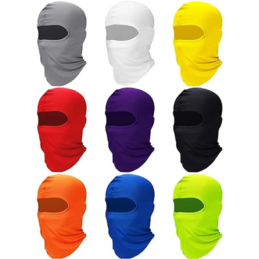 Breathable Sun Protection Face Mask, 9 Counts/set Outdoor Sports Face Cover, Windproof Face Mask for Men & Women, Sports & Outdoor Accessories, Protec