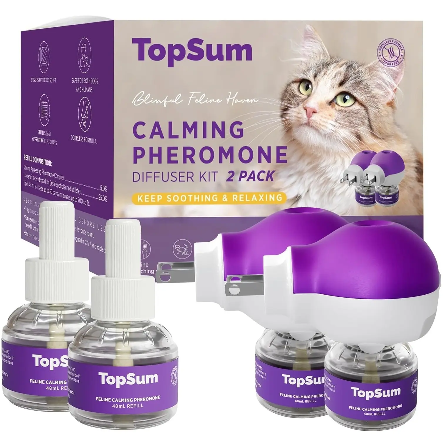 2 Diffuser Heads + 2 Refills