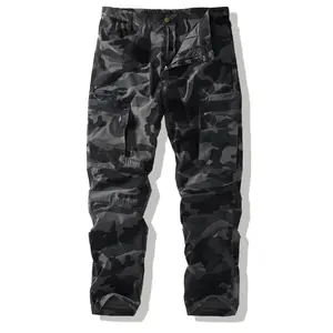 Men's work pants - Work attire, made of non-elastic fabric, suitable for outdoor activities, construction, hiking, and trekking - Used in spring/autumn. Regular fit, suitable for hiking gear.