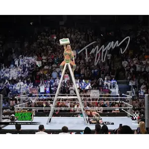 Tiffany Stratton WWE Autographed 2026 Money in the Bank Celebration Photograph