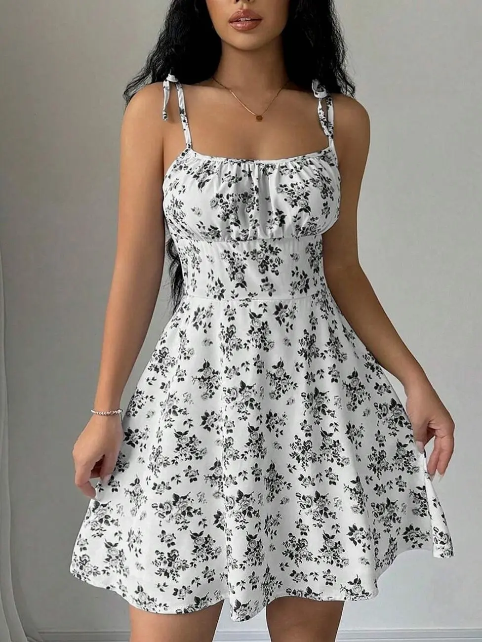dream away mini dress blue multi - TikTok Shop