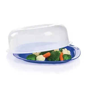 Tupperware Microwave Plate Cover - Durable & Practical Kitchen Accessory for Retaining Heat and Preventing Spills