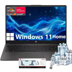 HP 15.6'' Business and Study Laptop 2025 Updated, Numeric Keypad, Webcam,15.6" FHD,Windows 11 Home+ Copilot AI, AMD Ryzen 7 7730U (up tp 32GB RAM | 1TB SSD), WiFi 6& Bluetooth with Bundle Accessory