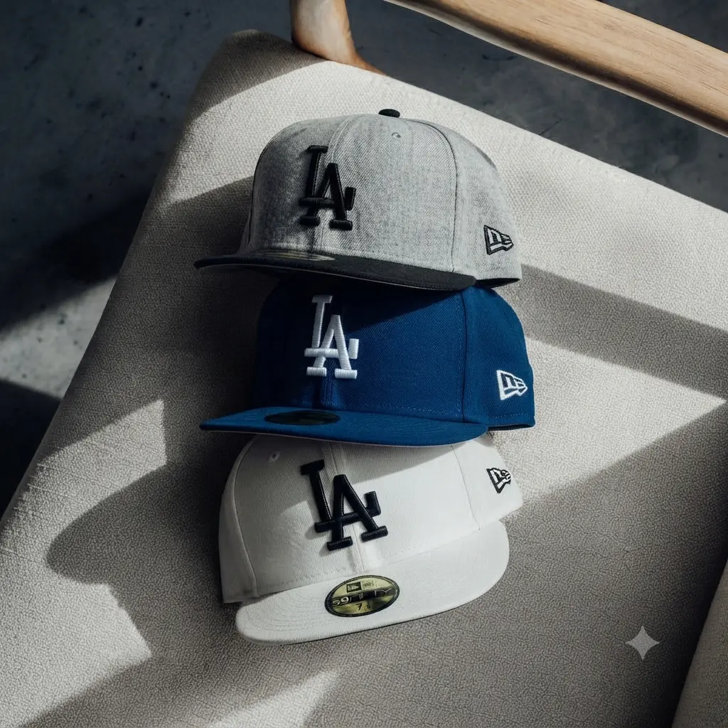 NEW ERA MLB 59FIFTY LA & NY Fitted Cap – Premium Embroidered Logo, Structured Crown, Flat Brim Style & All-Day Comfort