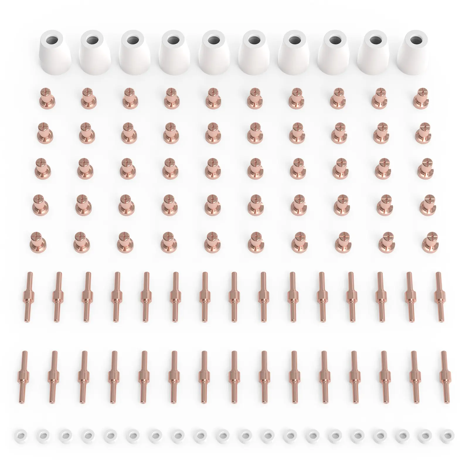 TOOLIOM 110Pcs PT31 Plasma Cutter Torch Consumables - Replacement Cutting Tips, Nozzles & Electrodes Kit for TOOLIOM CUT-50, CT-520D PRO & MCT-520 Machine