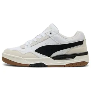 Men's Puma Rebound Retro SD White-Black-Feather Gray (400214 01)