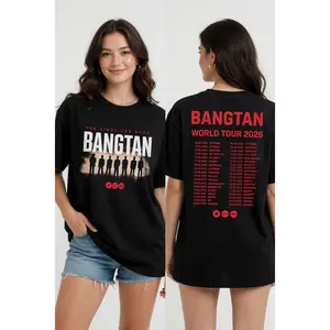 Bangtan Arirang World Tour 2026 Unisex T-Shirt, The Kings Are Back Kpop Army Graphic Tee, Perfect Gift for ARMY A