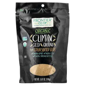 Frontier Co-op Organic Cumin Seed, Ground, 5.61 oz (159 g) Frontier Co-op Organic Cumin Seed, Ground, 5.61 oz (159 g)