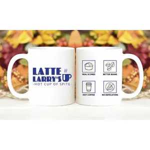 Larry David Curb Your Enthusiasm Latte Larry's Hot Cup Of Spite Deluxe Mug