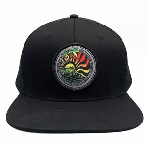 Rasta Wave Trucker Hat