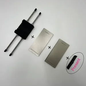 Adjustable Diamond Whetstone Holder with Non-slip Rubber Base, Stainless Steel Knife Sharpening Stand for Stability, Fits 12cm to 25cm Whetstones