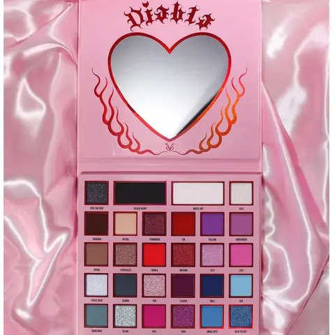 Diabla - Eye And Face Palette - 28 Highly Pigmented Shades + Magnetic Pans