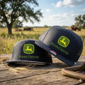 Farm Tractor Trucker Hat 7 Panel Snapback Mesh Back Cap Outdoor Workwear Hat Casual Unisex Gift for Men Women