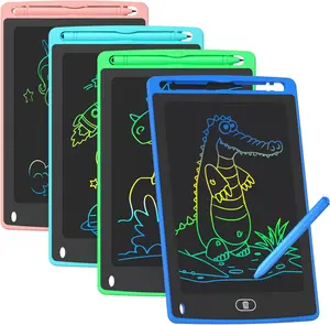 4 Pack Easter LCD Writing Tablet for Kids, 8.5 Inch Colorful Doodle Board Drawing Tablet, Educational Learning Toys Birthday Gifts for Boys Girls Age