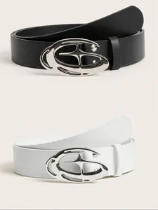 Men's Fashion Star Pattern Metal Buckle Straps, Multifunctional Youth Student Casual Wear, Daily Commute Nightclub, Street Style Belt, Trendy Belt