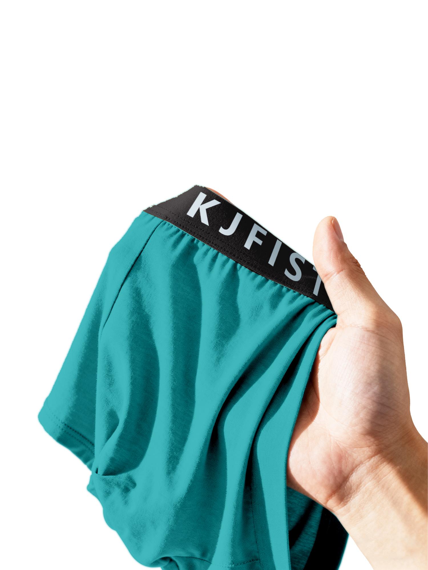 12-Piece Solid Color KJFISTMU Men's Boxer Briefs Set Soft and Comfortable, Tag-Free Design Ideal for Sports with Minimalist Style Lightweight and Breathable for Zero Restriction Mix and Match Multiple Colors for Freedom Men's Underwear Set