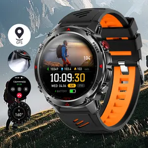 GPS Smartwatch Outdoor Sports Watch, Health Fitness Smartwatch, Wireless Call Function, 100+ Sport Modes, Calorie Counter, Weather Alarm LED Compass, Gift for Men Women #TOP PICKS