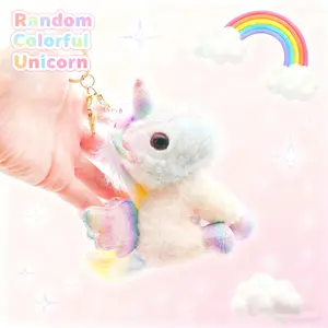 Mini Plush Unicorn Stuffed Animals Unicorn Party Favors Bulk Toys DIY Plush Keychain Stuffed Animal for Kids Party Favor #FEC