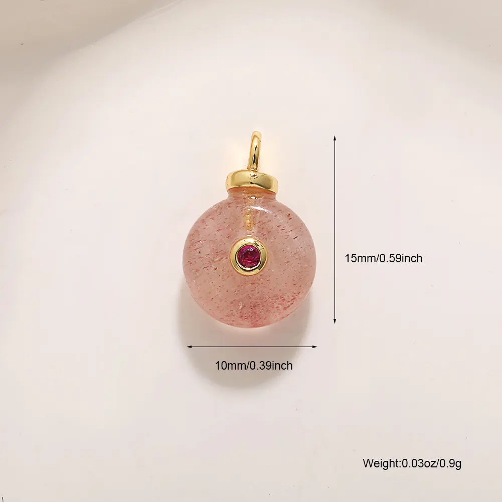 A676 Diamond encrusted Strawberry Crysta