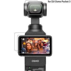 Tempered Glass Lens & LCD Screen Protector, Anti-scratch Lens & Screen Protective Film, Phone Accessories Compatible with DJI Osmo Pocket 3, Camera