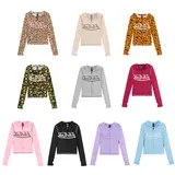 Von Dutch Roxy Fitted Women's Athletic Tops - Brand Clothing, Gym Tops, Graphic Tops, All Styles for Yoga, Gym Use