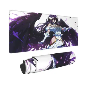 Overlord Sensual Albedo Desk Mat 11.8×31.5 in – Extra Large Smooth Mouse Pad for Gamers & Fans