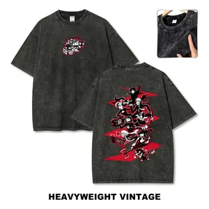 Persona 5 Game Vintage Tee 90s Graphic Tees Men's t Shirts Graphic Tee t Shirts Funny Graphic Tee Good Graphic Tees Men's Graphic Tees Streetwear Outfits Men Vacation Outfits Oversized Tshirt Men