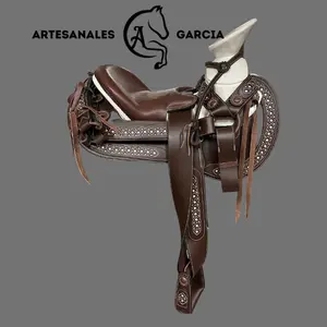 Leather Saddle Charra Brown Duck Tail