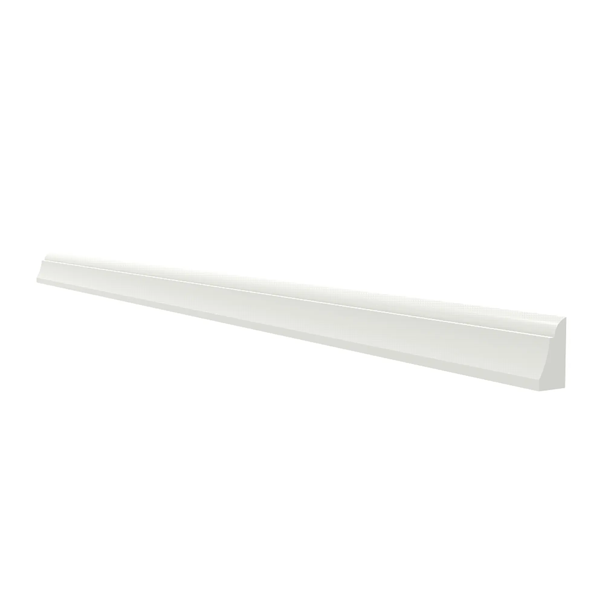 FixtureDisplays® 7 x 0.5 x 96" Premium MDF Baseboard Molding – Custom Length available, 7" Height, White Primer , Make to Order 90 Days  Smooth Paintable Finish 10256 x 50PK