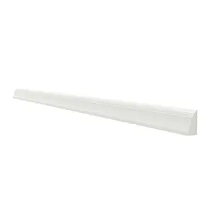 FixtureDisplays® 7 x 0.5 x 96" Premium MDF Baseboard Molding – Custom Length available, 7" Height, White Primer , Make to Order 90 Days  Smooth Paintable Finish 10256 x 50PK