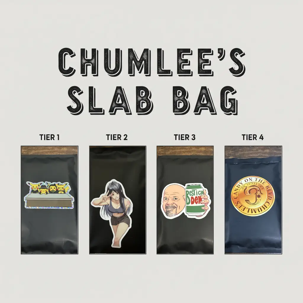 Chumlee's Slab Bag - Pokémon Graded Slabs - Tiered Mystery Slabs for Collectors - Unbox Adventure with Chumlee's Slab Bag - Tier 1 to Tier 4 Options