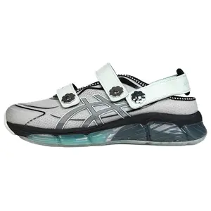 CECILIE BAHNSEN x ASICS Gel-Quantum 360 8 Fabric Mary Jane Low-Top Casual Shoes for Men and Women in Gray Trending Shoes, House White Official Shoes to Get / Maison Mihara