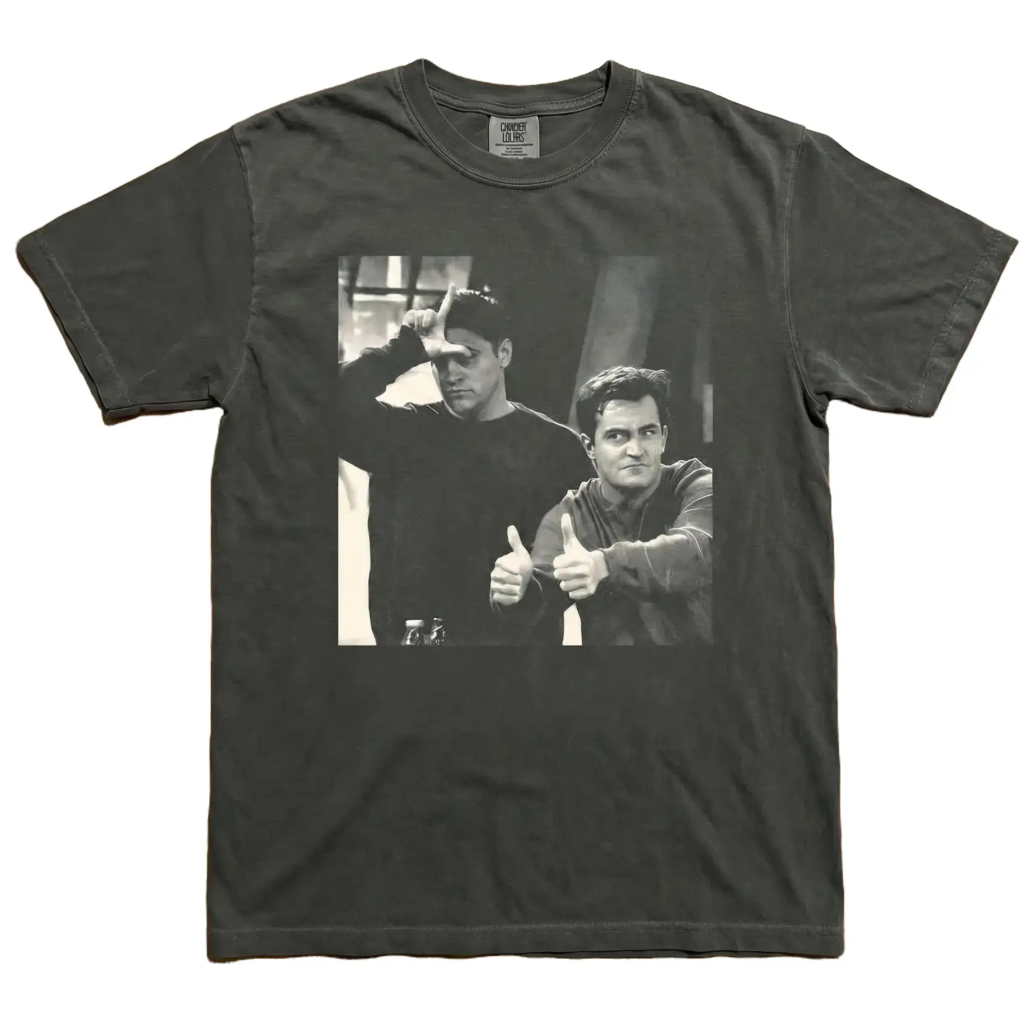 Vintage Chandler Bing and Joey Tribbiani Friends Sitcom Shirt - Movie Shirt - Men's Crewneck T-Shirt - Gift for Friends - Christmas Gifts Tshirt