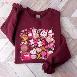 Trendy T-Shirt Collection Concha See Te Amo Shirt, Sweatshirt Hoodie, Mexican Valentine, Cafecito y Chisme Valentine's Day, Concha Valentine's Day, Candy Valentines Sweatshirt