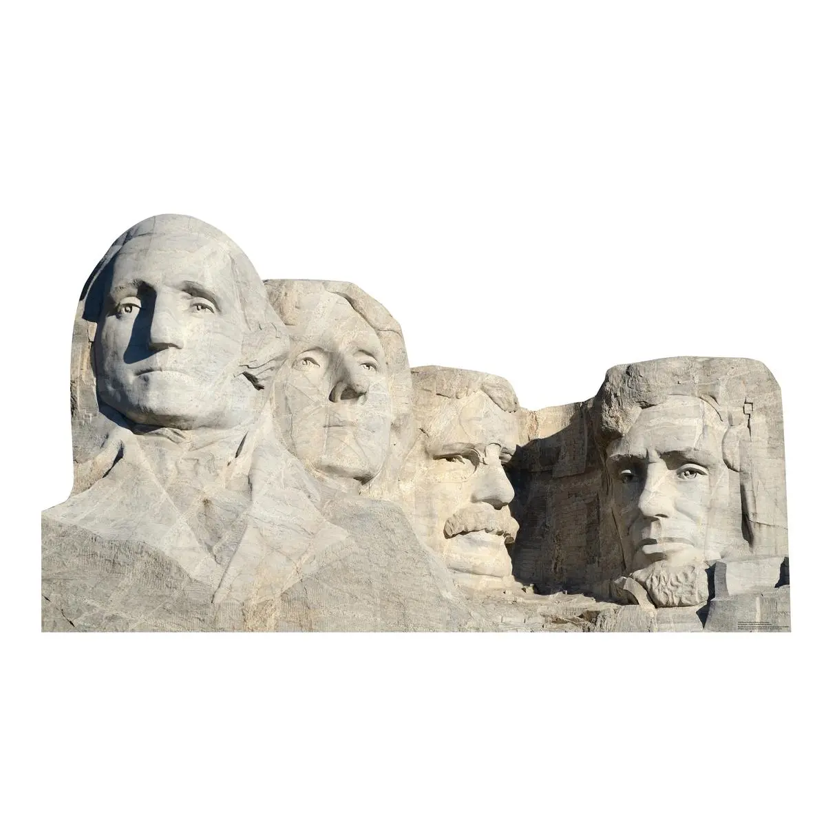 Advanced Graphics Mount Rushmore National Monument Cardboard Cutout Standup - Historical Iconic Landmark with Presidents' Heads, 42 x 76 in., Home Decor for Teachers