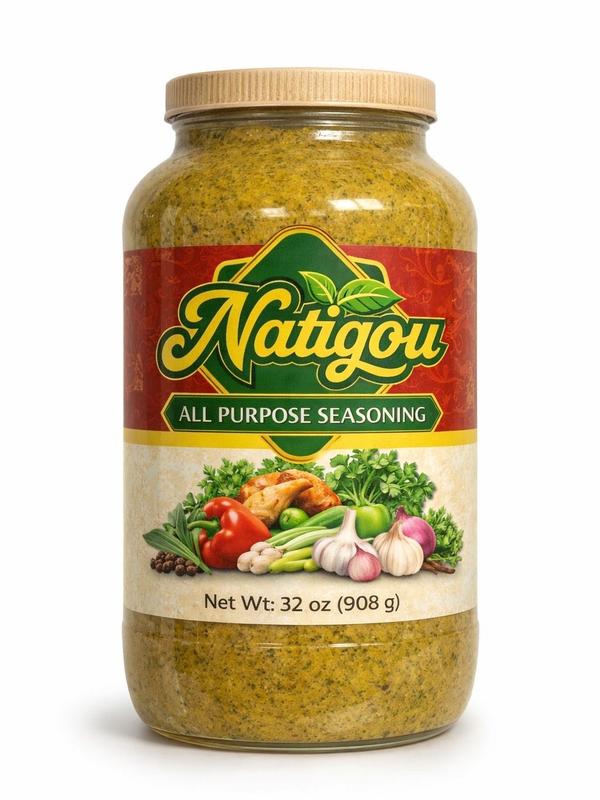Natigou Original All Purpose Seasoning 16 oz - Versatile Flavor for Cooking