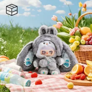 QiQi  Tangxin Bunny 2nd Gen Winter Warm Whispers Plush Box  Mystery Boxes Bag Pendant Bunny Plush Dolls Soft Collectibles