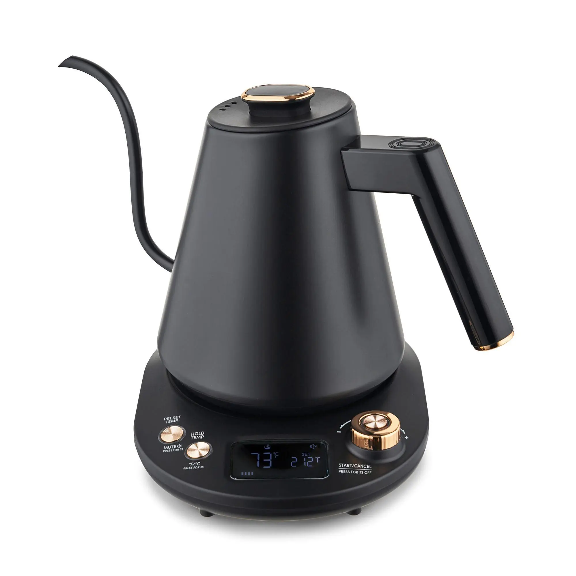 Elite Cuisine 1-Qt Digital Pour Over GooseneckWater Kettle Elite Cuisine 1-Qt Digital Pour Over GooseneckWater Kettle