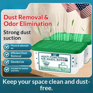 Dust Magic Box Dr. Moisture Absorber, Activated Carbon Deodorizer, Reusable Dryer Bag, Wardrobe Mildew Prevention, Air Purification Box
