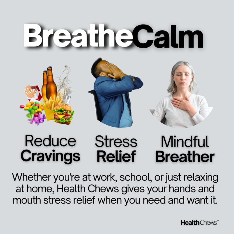 Chewable Breather PuffBars Aromatherapy Essential Oil 3-Pack Sampler with Refills Craving Puffer Relief Help for Quitting Bad Habits Essential Oil to Quit Vaping and Quit Smoking Naturally