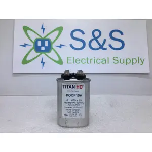 Titan HD POCF10A 10 MFD +/-5% 440/370vac Electric Motor Run Capacitor HVAC