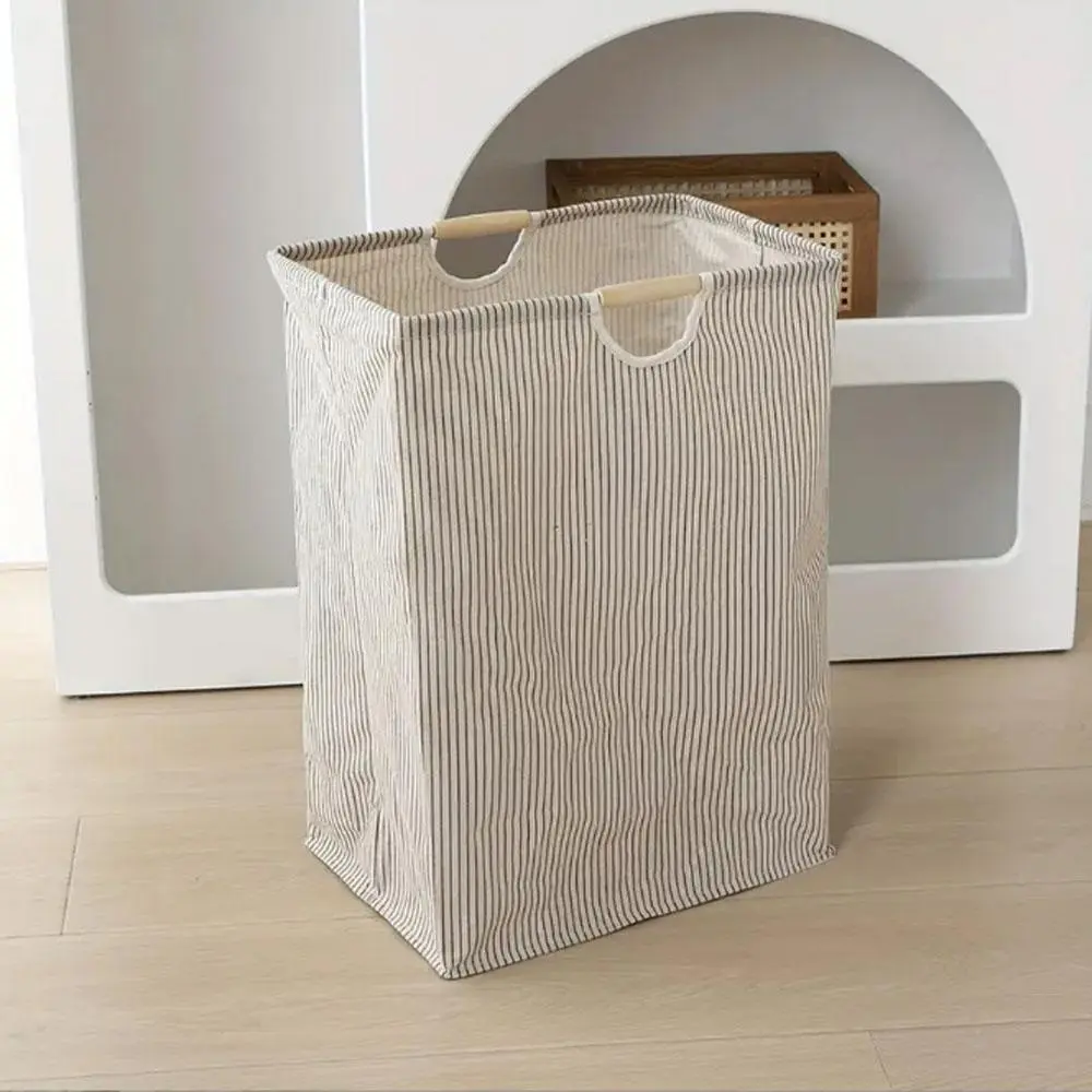 Laundry Basket with Handle, 1 Count Foldable Dirty Clothes Basket, Clothes Storage Basket, Collapsible Storage Baskets, Home Organizer for Bedroom, Bathroom, Dormitory, Laundry Organizers and Storage, Collapsible Laundry Hamper