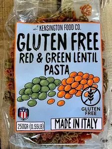 (3 PACK) Kensington Gluten Free Red and Green Lentil Italian Pasta (3 Pack)