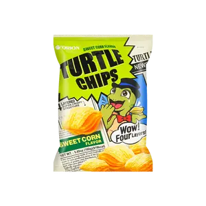 ORION Turtle Chips Sweet Corn Flavor - Crispy Snack with Four Layers