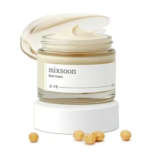 Mixsoon Bean Cream 50ml Korean Glass Skin Pore Sebum Care Non-Sticky Light Texture for All Skin Types Intensive Moisture Balances Oil & Moisture - Hydrate, Moisturizer