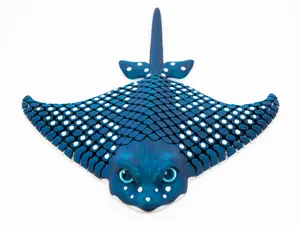 Articulating Stingray - Articulated, Flexible, Fun - Perfect for Stingray and Ocean Lovers Decor Gift