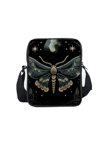 Butterfly pattern single-sided printed small shoulder bag Crossbody Purses