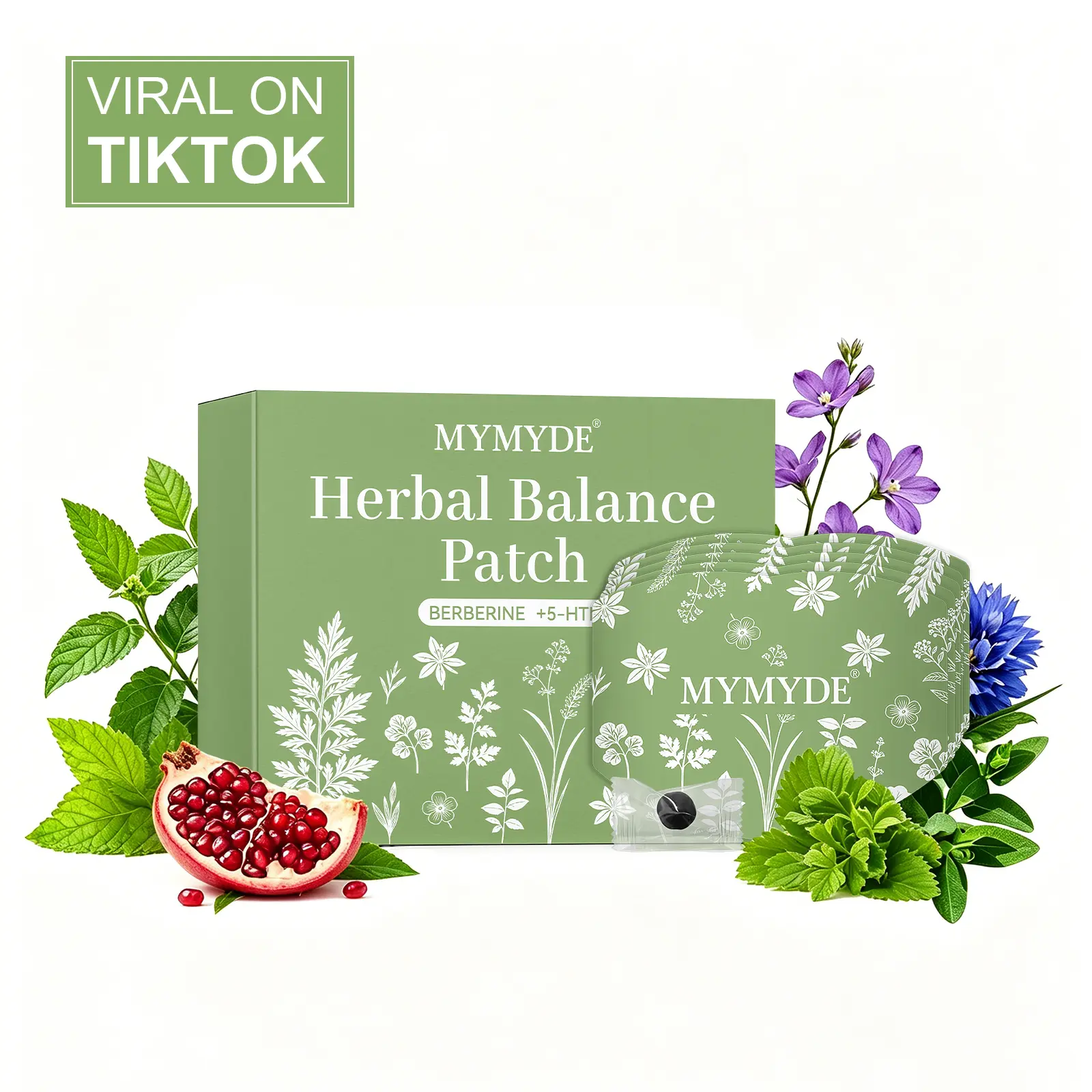 MYMYDE Balance Herbal Health Patch - 5pcs Healthcare Supplement Heat Patch for Personal Care
